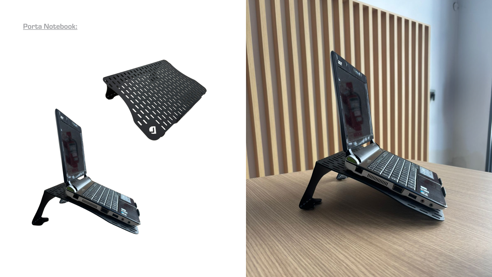 Porta Notebook metalico